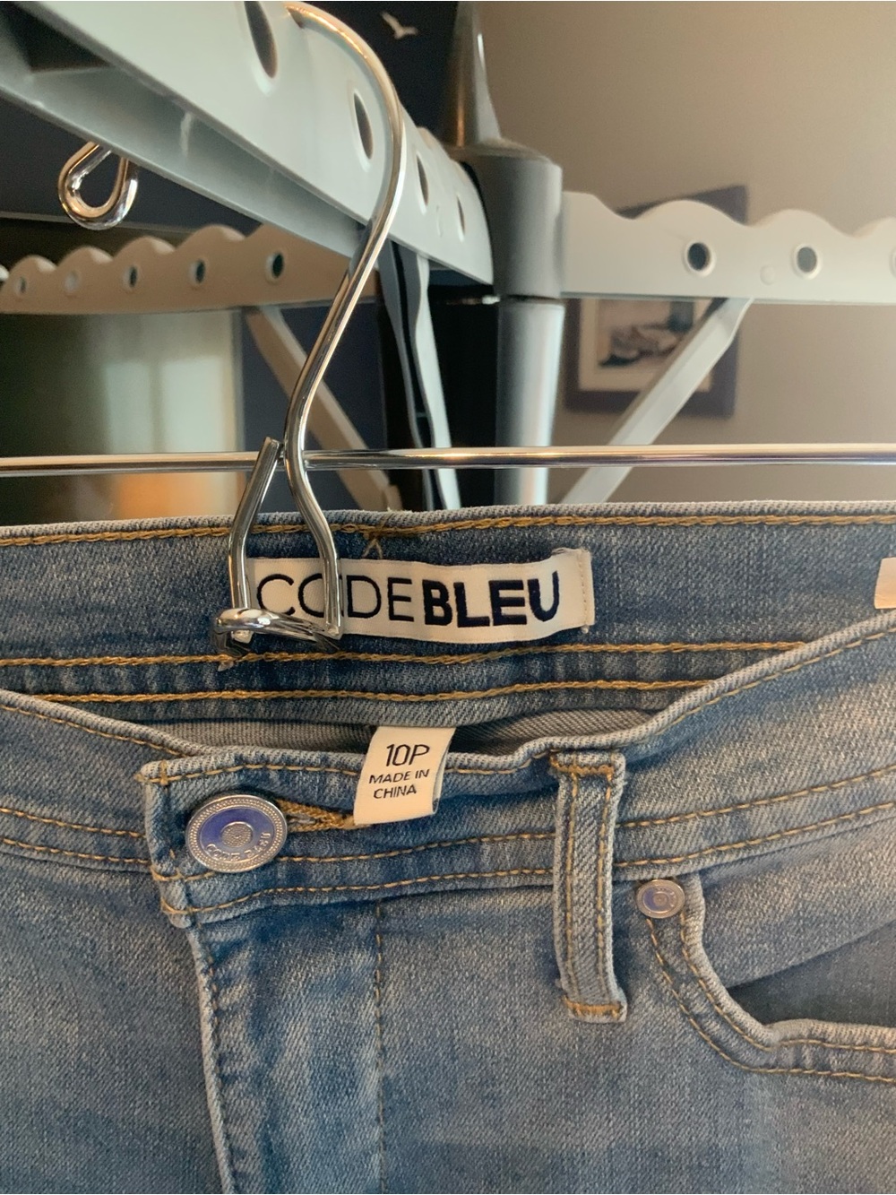 Code Bleu Light Blue Denim Jeans - Picture 2 of 4
